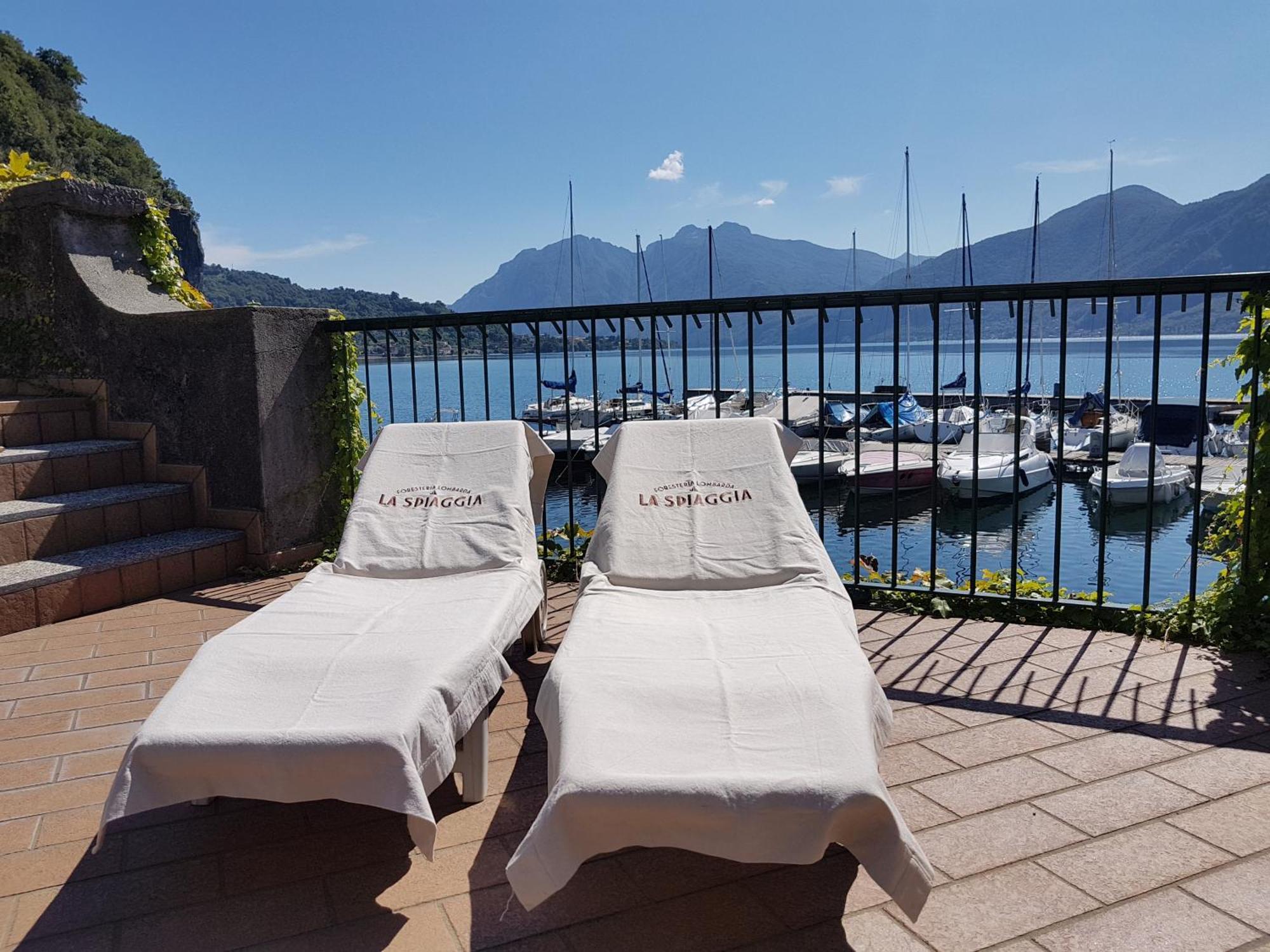 Foresteria Lombarda La Spiaggia Lierna Bagian luar foto